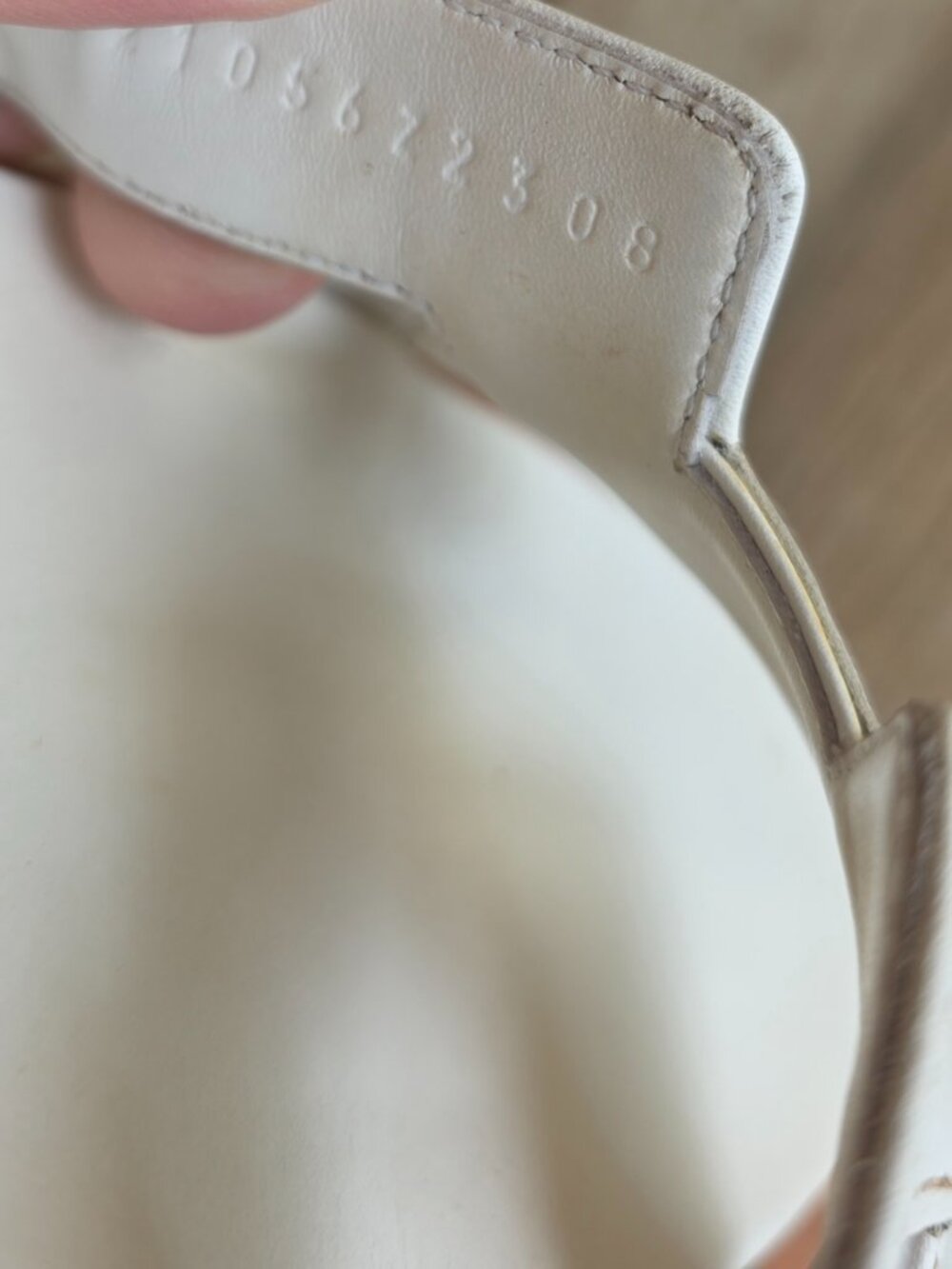 Hermes Oran White Leather Sandals Eur. 36.5 - Picture 15 of 16